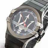  Shop Authentic Maserati Potenza 42mm Black Analog Dial Black Strap Watch For Men - R8853108003 - Luxxuri