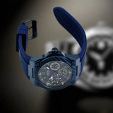  Shop Authentic Guess Legacy Blue Dial Blue Rubber Strap Watch for Men - W1049G7 - Luxxuri