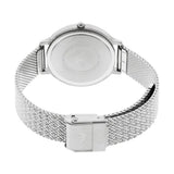  Shop Authentic Emporio Armani Kappa Silver Dial Silver Mesh Bracelet Watch For Women - AR11128 - Luxxuri