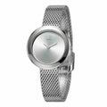  Shop Authentic Calvin Klein Firm White Dial Silver Mesh Bracelet Watch for Women - K3N23126 - Luxxuri