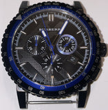  Shop Authentic Burberry The City Sport Chronograph Black Dial Blue Rubber Strap Watch For Men - BU9807 - Luxxuri