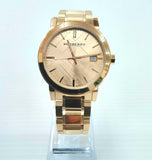  Shop Authentic Burberry The City Gold Dial Gold Steel Strap Watch for Women - BU9033 - Luxxuri
