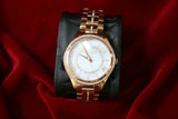  Shop Authentic Michael Kors Lauryn Mother of Pearl Dial Rose Gold Steel Strap Watch for Women - MK3716 - Luxxuri