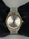  Shop Authentic Michael Kors Mini Slim Runway Silver Dial Silver Steel Strap Watch for Women - MK3514 - Luxxuri