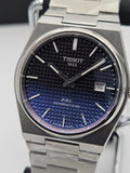 Shop Authentic Tissot Powermatic 80 Automatic Gradient Blue Dial Silver Steel Strap Watch for Men - T137.407.11.051.01 - Luxxuri