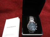  Shop Authentic Emporio Armani Chronograph Black Dial Silver Steel Strap Watch For Men - AR1853 - Luxxuri