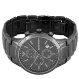  Shop Authentic Emporio Armani Classic Chronograph Grey Dial Grey Steel Strap Watch For Men - AR2454 - Luxxuri