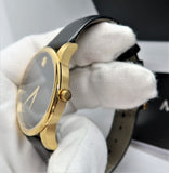  Shop Authentic Movado 1881 Automatic Black Dial Black Leather Strap Watch For Men - 606875 - Luxxuri