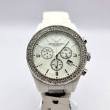  Shop Authentic Emporio Armani Ceramica Chronograph White Dial White Ceramic Strap Watch For Women - AR1456 - Luxxuri