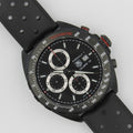  Shop Authentic Tag Heuer Formula 1 Automatic Chronograph Black Dial Black Leather Strap Watch for Men - CAZ2011.FT8024 - Luxxuri