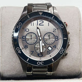  Shop Authentic Marc Jacobs Rock Chronograph Silver Dial Silver Steel Strap Watch for Men - MBM5028 - Luxxuri