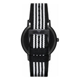  Shop Authentic Emporio Armani Kappa Analog White Dial Two Tone Nylon Strap Watch For Men - AR80004 - Luxxuri