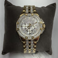  Shop Authentic Bulova Crystal Collection Octova White Dial Gold Steel Strap Watch for Men - 98C126 - Luxxuri