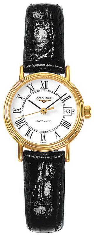  Shop Authentic Longines Presence Automatic White Dial Black Watch for Women - L4.321.2.11.2 - Luxxuri
