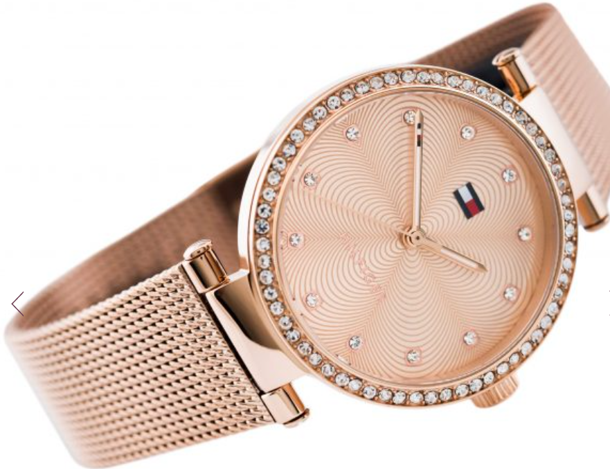  Shop Authentic Tommy Hilfiger Lynn Quartz Rose Gold Dial Rose Gold Mesh Bracelet Watch For Women - 1781865 - Luxxuri