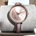  Shop Authentic Michael Kors Jaryn Analog Rose Gold Dial Pink Steel Strap Watch For Women - MK4545 - Luxxuri