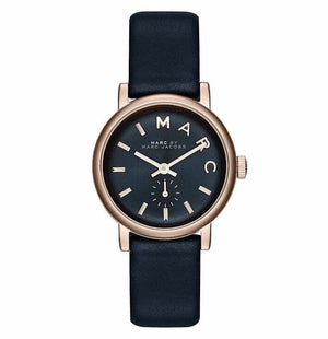  Shop Authentic Marc Jacobs Baker Navy Blue Dial Blue Leather Strap Watch for Women - MBM1331 - Luxxuri