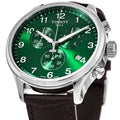  Shop Authentic Tissot Chrono XL Chronograph Classic Green Dial Brown Leather Strap Watch For Men - T116.617.16.091.00 - Luxxuri