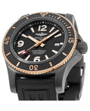  Shop Authentic Breitling Superocean Automatic 46mm Black Dial Black Rubber Strap Watch for Men - U17368221B1S1 - Luxxuri