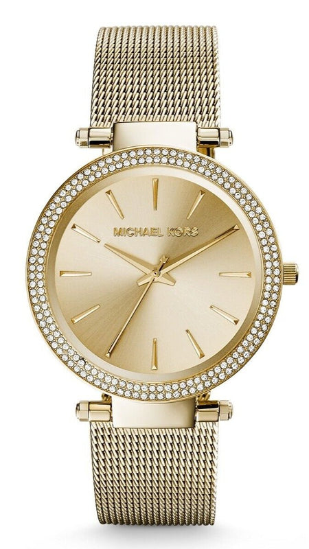  Shop Authentic Michael Kors Darci Gold Dial Gold Mesh Bracelet Watch for Women - MK3368 - Luxxuri