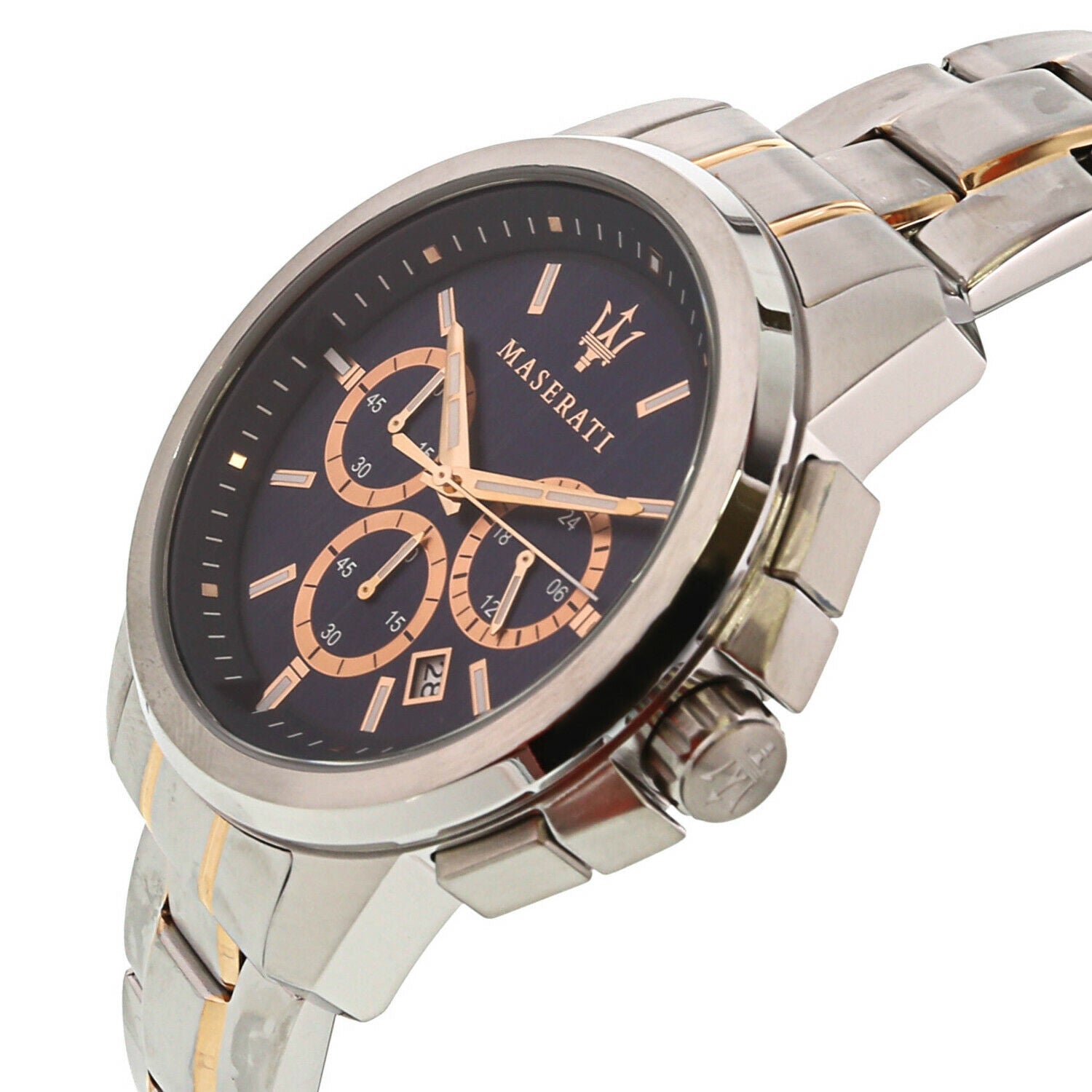  Shop Authentic Maserati Successo Chronograph 44mm Stainless Steel Watch For Men - R8873621008 - Luxxuri