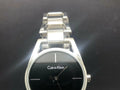  Shop Authentic Calvin Klein Dainty Black Dial Silver Steel Strap Watch for Women - K7L23141 - Luxxuri