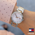  Shop Authentic Tommy Hilfiger Lynn Quartz White Dial Two Tone Steel Strap Watch For Women - 1782236 - Luxxuri