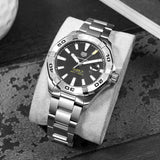  Shop Authentic Tag Heuer Aquaracer Automatic Black Dial Silver Steel Strap Watch for Men - WAY2010.BA0927 - Luxxuri