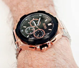  Shop Authentic Hugo Boss Supernova Black Dial Two Tone Steel Strap Watch for Men - 1513358 - Luxxuri