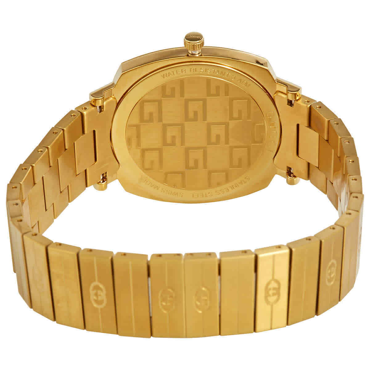  Shop Authentic Gucci Grip Yellow Gold Dial Yellow Gold Steel Strap Unisex Watch -  YA157403 - Luxxuri