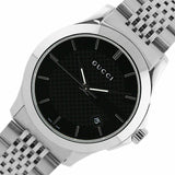  Shop Authentic Gucci G Timeless Black Dial Silver Steel Strap Watch For Men - YA126402 - Luxxuri