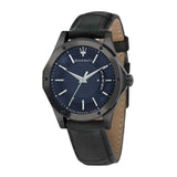  Shop Authentic Maserati Circuito Blue Dial Black Leather Strap Watch For Men - R8851127002 - Luxxuri