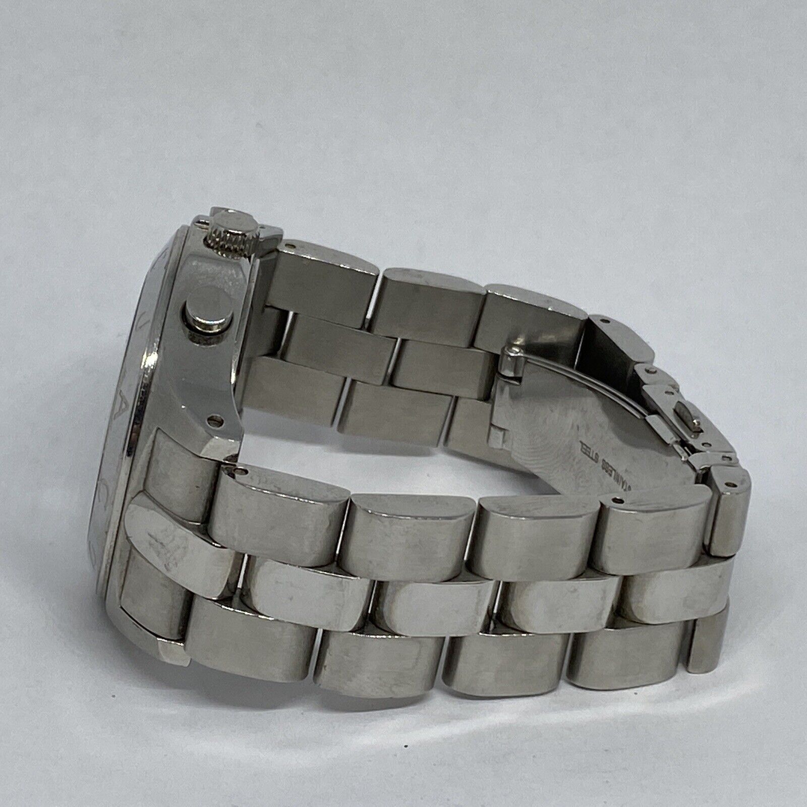  Shop Authentic Marc Jacobs Blade Chronograph Brown Dial Silver Steel Strap Watch for Women - MBM8636 - Luxxuri