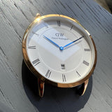  Shop Authentic Daniel Wellington Classic Sheffield White Dial Black Leather Strap Watch For Men - DW00100084 - Luxxuri
