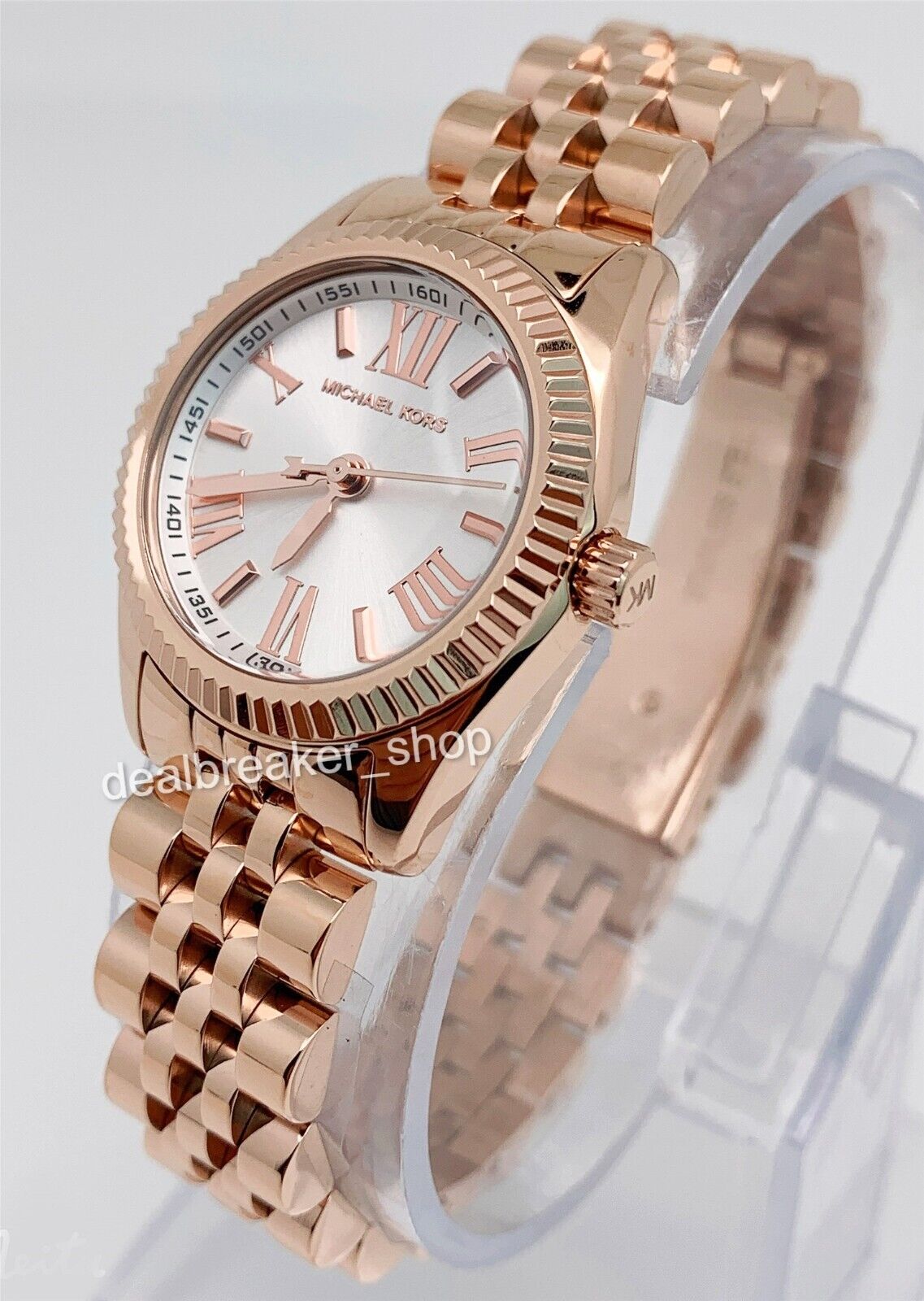  Shop Authentic Michael Kors Lexington Quartz White Dial Rose Gold Steel Strap Watch For Women - MK3230 - Luxxuri