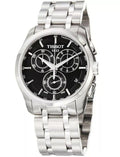  Shop Authentic Tissot Couturier Chronograph Black Dial Silver Steel Strap Watch For Men - T035.617.11.051.00 - Luxxuri