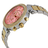  Shop Authentic Michael Kors Parker Pink Dial Two Tone Steel Strap Watch for Women - MK6140 - Luxxuri
