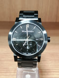  Shop Authentic Burberry The City Black Dial Black Leather Strap Watch for Men - BU9906 - Luxxuri