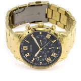  Shop Authentic Guess Hendrix Multifunction Black Dial Gold Steel Strap Watch for Men - W1309G2 - Luxxuri