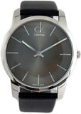  Shop Authentic Calvin Klein City Black Dial Black Leather Strap Watch for Men - K2G21107 - Luxxuri