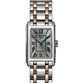  Shop Authentic Longines Dolcevita 18K Gold Silver Dial Two Tone Steel Strap Watch for Women - L5.258.5.71.7 - Luxxuri