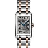  Shop Authentic Longines Dolcevita 18K Gold Silver Dial Two Tone Steel Strap Watch for Women - L5.258.5.71.7 - Luxxuri