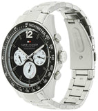  Shop Authentic Tommy Hilfiger Luke Quartz Black Dial Silver Steel Strap Watch for Men - 1791120 - Luxxuri