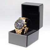  Shop Authentic Emporio Armani Chronograph Black Dial Gold Steel Strap Watch For Men - AR5857 - Luxxuri