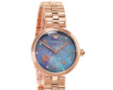  Shop Authentic Emporio Armani Arianna Black Dial Rose Gold Stainless Steel Watch For Women - AR11197 - Luxxuri