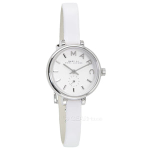  Shop Authentic Marc Jacobs Sally White Dial White Leather Strap Watch for Women - MBM1350 - Luxxuri