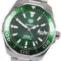  Shop Authentic Tag Heuer Aquaracer Calibre 5 Green Dial Silver Steel Strap Watch for Men - WAY201S.BA0927 - Luxxuri