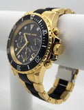  Shop Authentic Michael Kors Everest Chronograph Black Dial Two Tone Steel Strap Watch For Men - MK8979 - Luxxuri