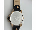  Shop Authentic Diesel Little Daddy Black & Gold Dial Black Leather StrapWatch For Men - DZ7282 - Luxxuri
