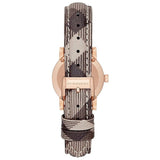  Shop Authentic Burberry The City Pink Dial Brown Leather Strap Watch for Women - BU9236 - Luxxuri